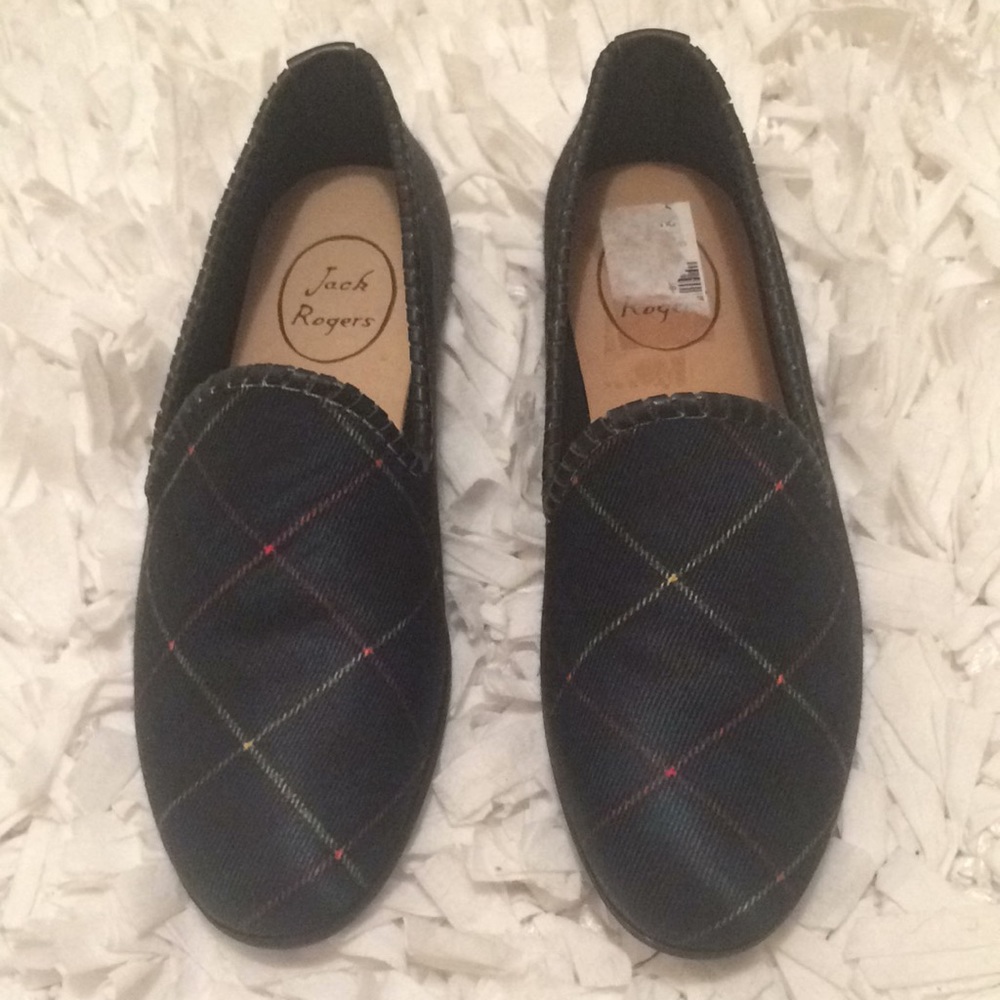 Jack Rogers size 7.5 men’s plaid slippers size 7.5